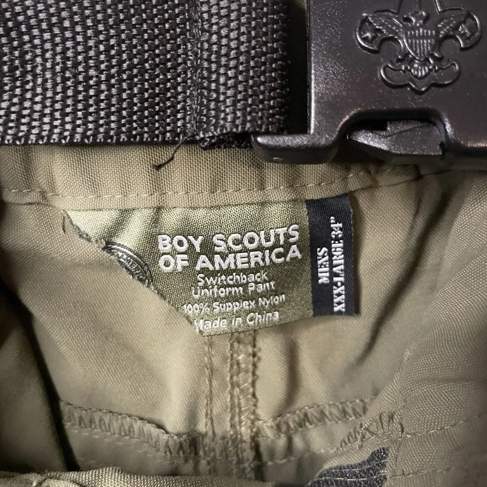 Boy Scouts Men's XXXL 3XL Switchback Uniform Shorts Cargo Outdoor Camping‎